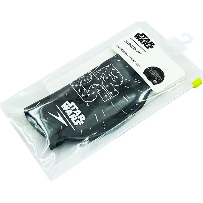 Шапочка для бассейна
 силиконовая юниорская SPEEDO JUNIOR SLOGAN PRINT 808386C353 Star Wars