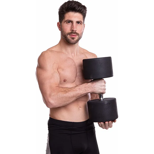 Гантель профессиональная
 с полиуретановым покрытием TECHNOGYM LN-1254-47_5 1шт 47,5кг