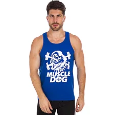 Майка спортивная мужская MIXSTAR MUSCLE DOG CO-5903 (Синий)