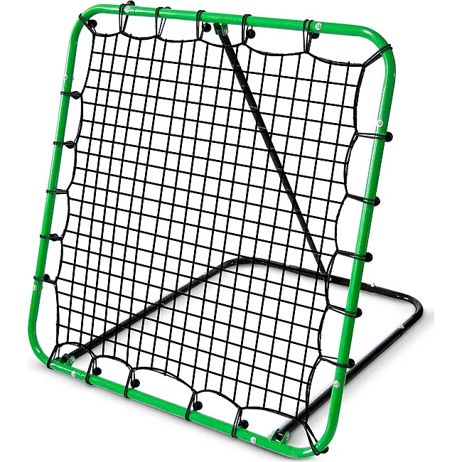 Сетка тренировочная для футбола Neo-Sport Rebounder 120 x 120 см, черно-зеленая.