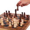 Шахматы шашки нарды 3 в 1 набор настольных игр деревянные ZOOCEN ZC7240
 40см x 40см х 2,5см