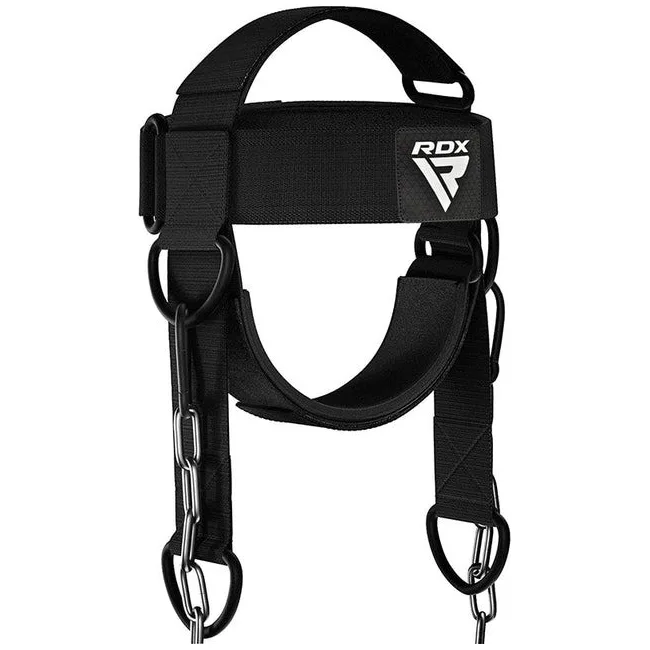 Тяга для шеи RDX H2 Neck Harness Black Plus