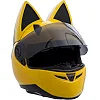 Шлем для мотоцикла интеграл Мото Кото с ушками NITRIN NEKO MS-1650 (Белый)