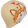 Шапочка для бассейна
 силиконовая юниорская MADWAVE
 Junior CORGI M057311 (Бежевый)