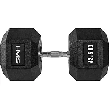 Гантель шестигранный HMS HEX PRO, 42,5 кг