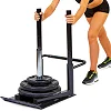 Сани тренировочные силовые для кроссфита с ремнями в комплекте ZELART ECONOMY SLED QT1002A