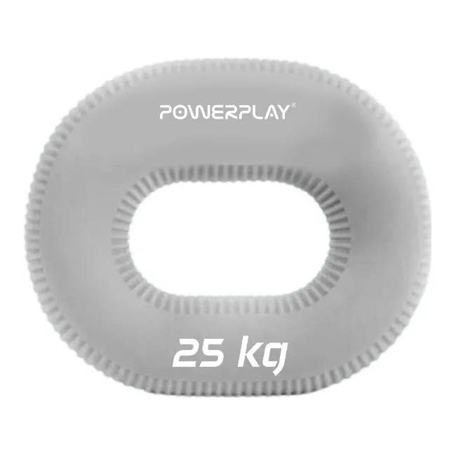 Эспандер кистевой силиконовый PowerPlay PP-4336 Large 25 кг. Серый