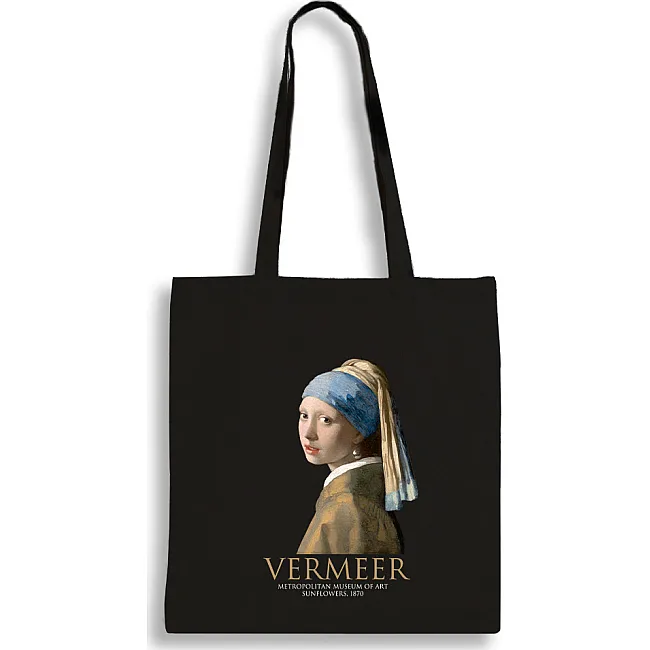 Экошопер BookOpt BK4074 VERMEER "Девушка с жемчужной серьгой" черный