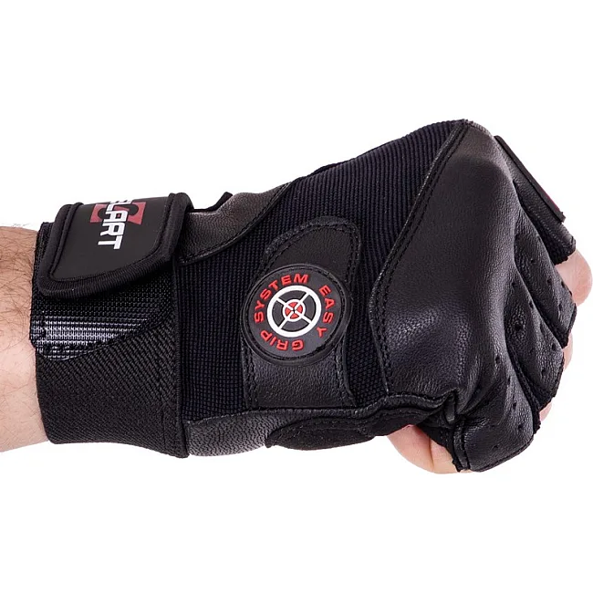 Спортивные перчатки кожаные
 ZELART

 SB-161552 (Черный)
