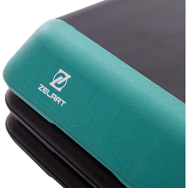 Степ-платформа для фитнеса и аэробики 3 уровня высоты ZELART
 FI-2586 (MD170 см
3A) 109x40x10-20см