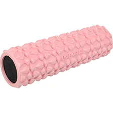 Ролер масажний циліндр (ролик мфр) заповнений піною 45см Bubble Roller SP-SPORT FI-9391 (Рожевий)