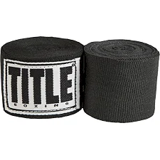 Бинты для бокса TITLE Boxing Select 180" Semi Elastic Mexican Black (4.5м.)