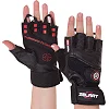 Спортивные перчатки кожаные
 ZELART

 SB-161552 (Черный)