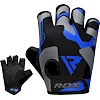Рукавички для фітнесу RDX F6 Sumblimation Blue