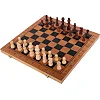 Шахматы шашки нарды 3 в 1 набор настольных игр деревянные ZOOCEN ZC7240
 40см x 40см х 2,5см