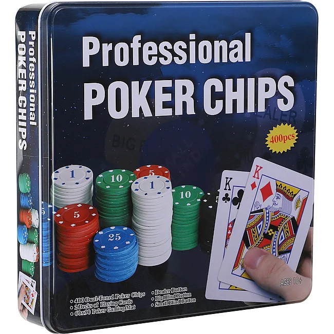 Набор для покера в металлической коробке Professional Poker chips SP-SPORT
 IG-8654 400 фишек