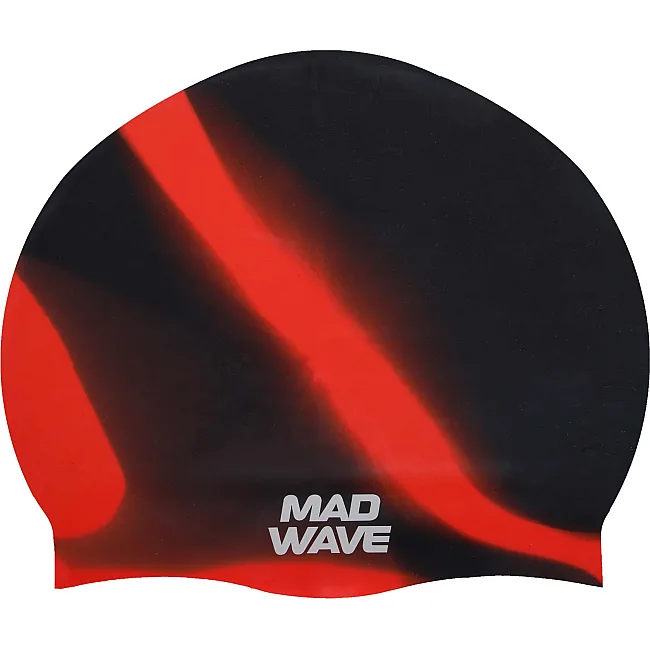 Шапочка для бассейна
 силиконовая для взрослых MADWAVE
 MULTI M053001 (Красный)