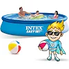 Бассейн надувной 15в1 INTEX 28142, 396 x 84 см + машина для создания пузырей