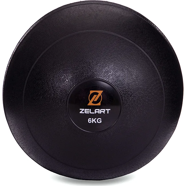 Слэмбол мяч набивной для кроссфита и фитнеса
 ZELART
 FI-2672-6 6кг
