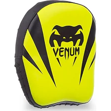 Мини-лапа боксерская изогнутая тренировочная PU VENUM BO-0874 19х17х4см 1штука (Желтый-черный)