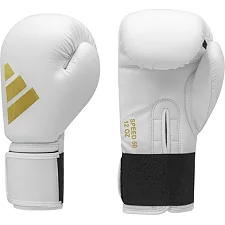 Боксерские перчатки Adidas Speed 50 (белый/золотой | ADIDAS ADISBG50