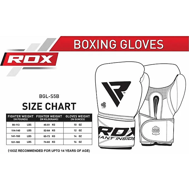 Боксерські рукавиці RDX Pro Gel S5