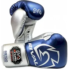 Профессиональные спарринговые перчатки Rival RS100 Blue Silver