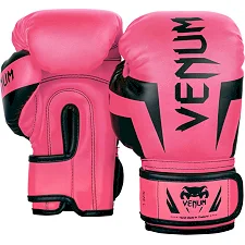 Детские боксерские перчатки Venum Elite Pink