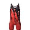 Детское трико для единоборств PERESVIT Temper Wrestling Singlet Red Black