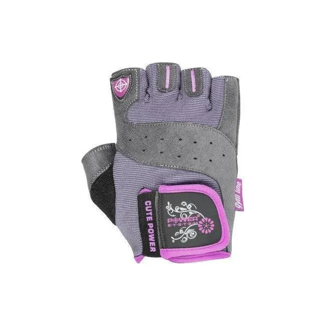 Фитнес перчатки POWER SYSTEM PS-2560 Cute Power женские Pink