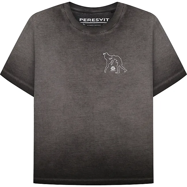 Футболка мужская PERESVIT Muay Thai Logo Black Cold Dye