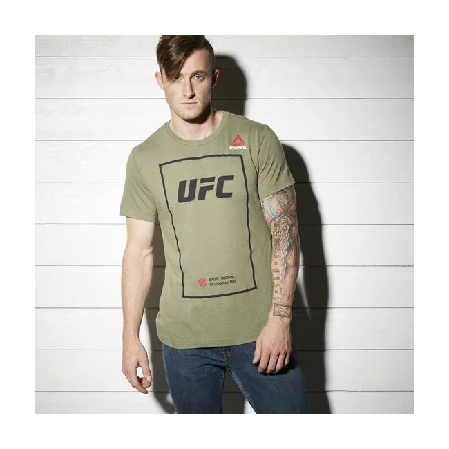 Футболка Reebok UFC Fan Triblend Tee Canopy Green