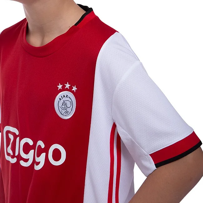 Футбольна форма дитяча із символікою клубу AJAX домашня 2020 SP-PLANETA CO-0980 6-14 років
