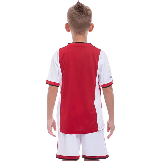 Футбольна форма дитяча із символікою клубу AJAX домашня 2020 SP-PLANETA CO-0980 6-14 років