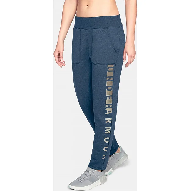 Спортивные штаны женские Under Armour Rival Fleece Static Blue