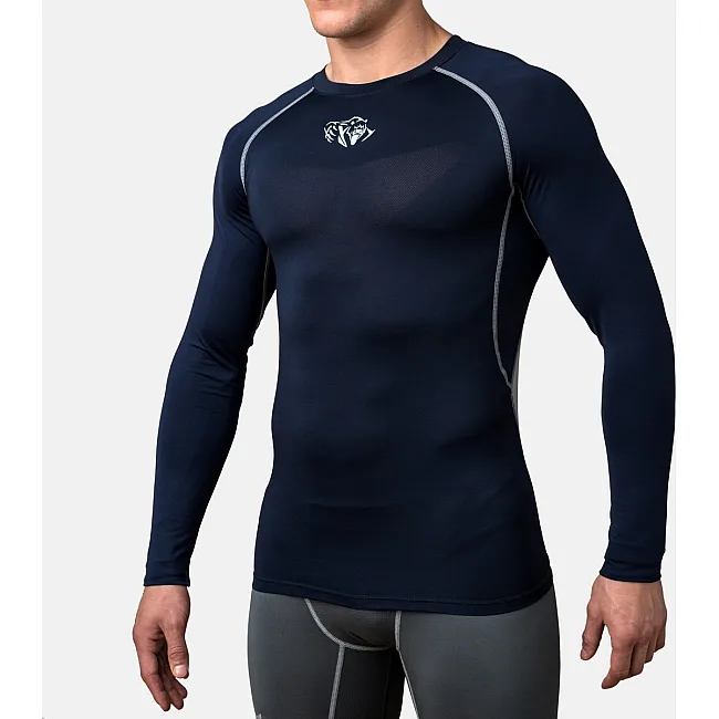 Компрессионная футболка Peresvit Air Motion Navy Grey Long Sleeve
