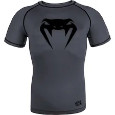 Компресійна футболка VENUM Contender 3.0s Short Sleeve Heather Grey/Black