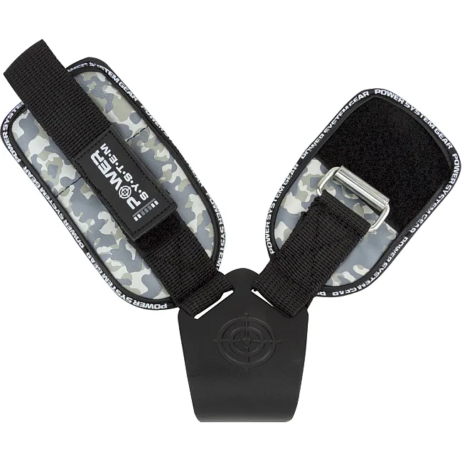 Крюки для тяги на запястье POWER SYSTEM PS-3370 Hooks Camo Black/Grey
