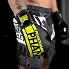 Перчатки для бокса PHANTOM APEX Elastic Neon Black/Yellow (капа в подарок)