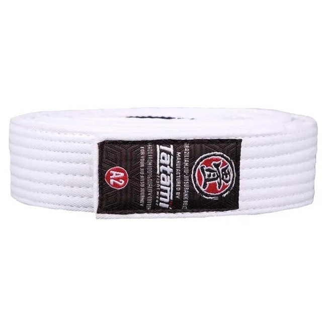 Пояс для кимоно джиу-джитсу TATAMI Adult BJJ Rank Belt All Colours White