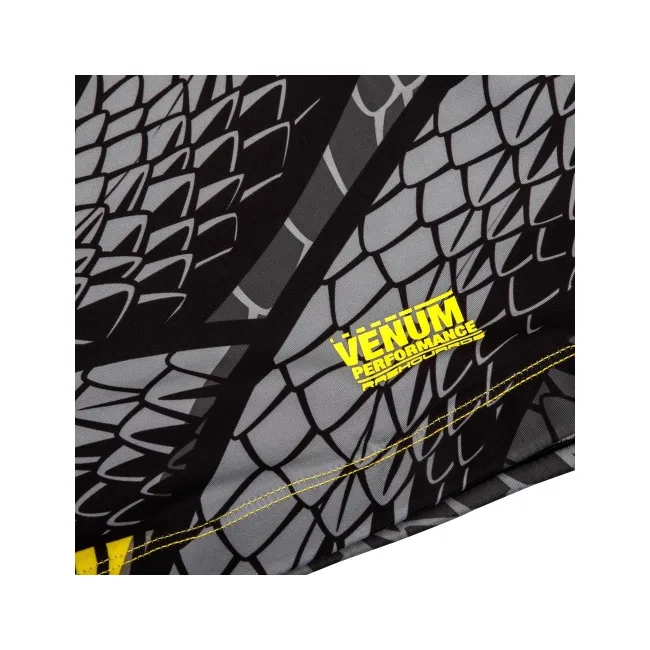 Рашгард Venum Snaker Rashguard Short Sleeves Black Yellow