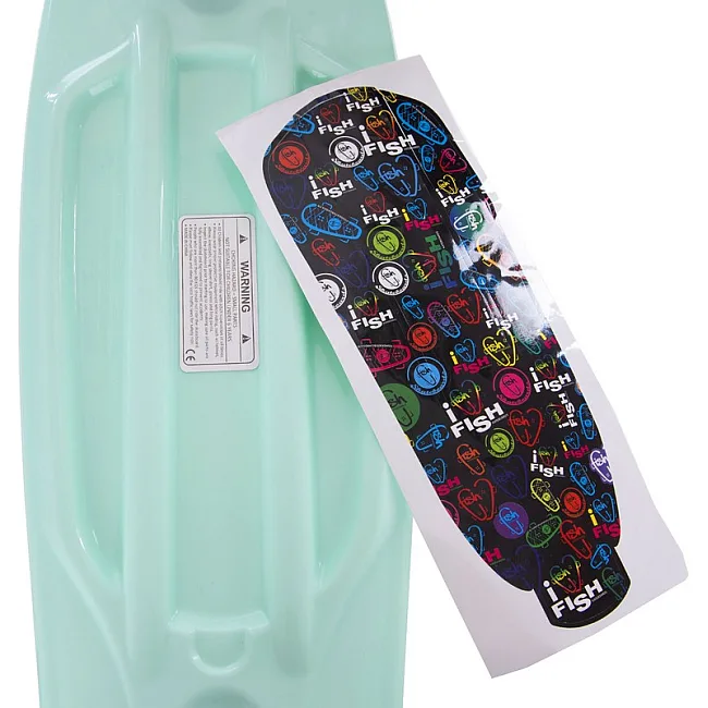 Скейтборд Пенні Penny LED WHEEVERLAST FISH SP-SPORT SK-405-9
