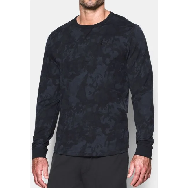 Термалка Under Armour Waffle Printed Crew Black
