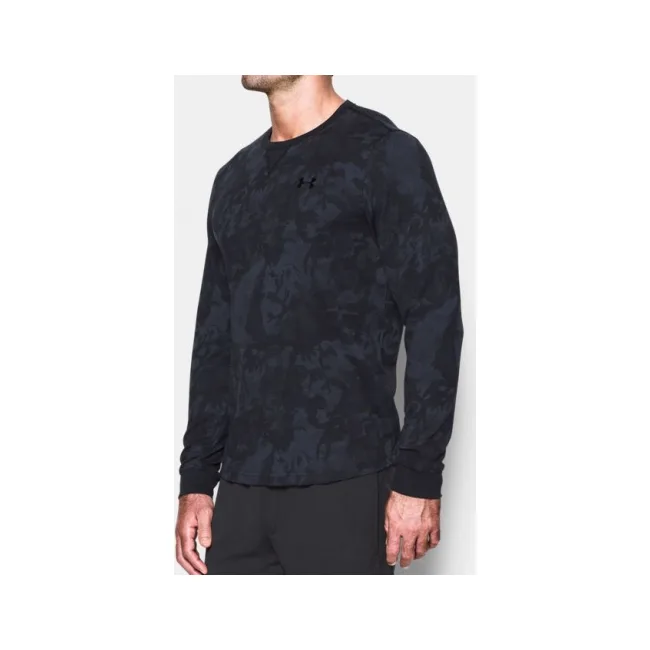 Термалка Under Armour Waffle Printed Crew Black