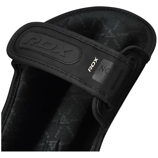 Защитные щитки для ног RDX T15 Noir Black Shin Instep Guards Black