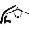 Трубка фронтальная дыхательная для плавания MADWAVE PRO SNORKEL M077301 (Черный)