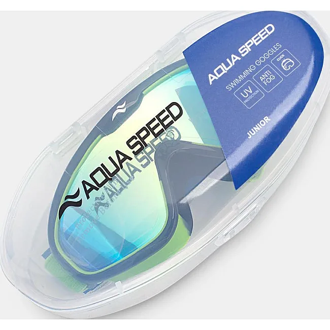 Очки для плавания Aqua Speed TIVANO JR FS Mirror 62945 зеленый (для детей) One Size