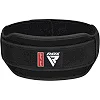 Пояс для важкої атлетики RDX RX5 Double Belt неопреновий Black XL