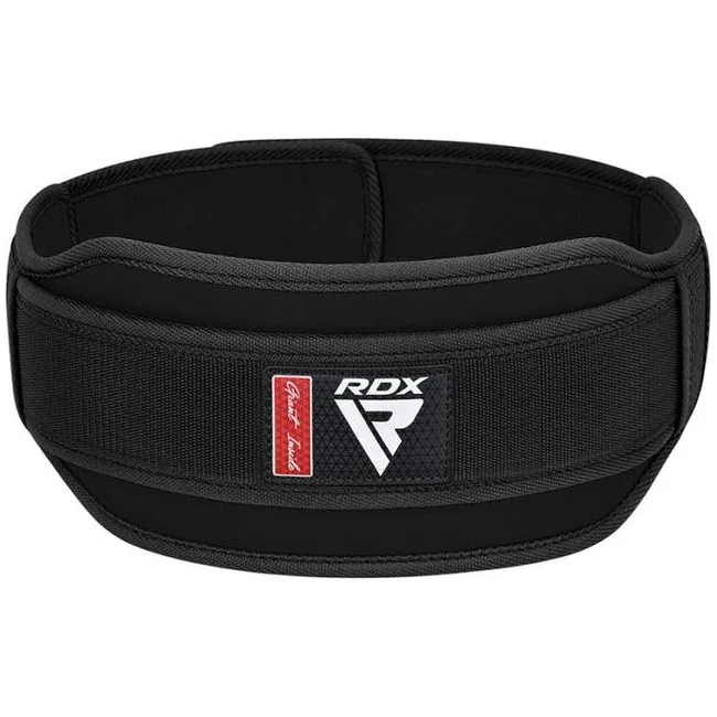 Пояс для важкої атлетики RDX RX5 Double Belt неопреновий Black XL