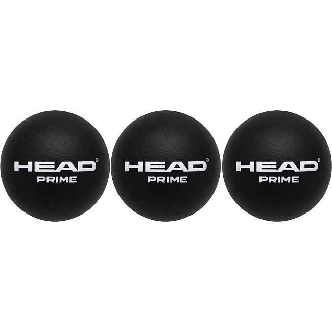 Набір м'ячів для сквошу HEAD Prime 287316 (Чорний)
